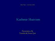 Kashmir Shaivism