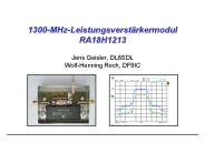 1300-MHz-Leistungsverst
