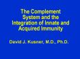 The Complement System and the Integration of Innate and Acquired Immunity PowerPoint PPT Presentation