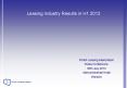Leasing Industry Results in H1 2012 PowerPoint PPT Presentation