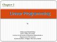 Linear Programming PowerPoint PPT Presentation