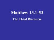 Matthew 13.1-53