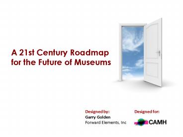 Designed by: Garry Golden Forward Elements, Inc