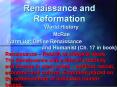 Renaissance and Reformation PowerPoint PPT Presentation