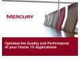 Optimize the Quality and Performance of your Oracle 11i Applications PowerPoint PPT Presentation