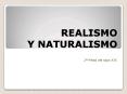 REALISMO Y NATURALISMO PowerPoint PPT Presentation
