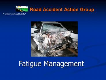 Road Accident Action Group