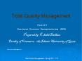 Total Quality Management PowerPoint PPT Presentation