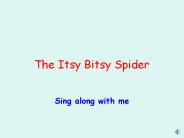 The Itsy Bitsy Spider