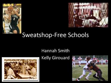 Sweatshop-Free Schools