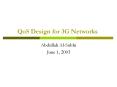 QoS Design for 3G Networks PowerPoint PPT Presentation