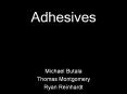 Adhesives PowerPoint PPT Presentation