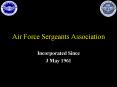 Air Force Sergeants Association PowerPoint PPT Presentation