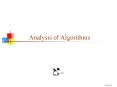 Analysis of Algorithms PowerPoint PPT Presentation