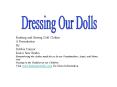Dressing Our Dolls PowerPoint PPT Presentation
