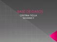 BASE DE DATOS PowerPoint PPT Presentation