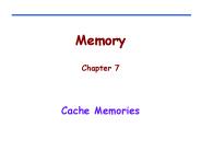 Memory  Chapter 7