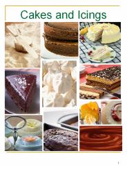 Cakes and Icings