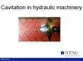 Cavitation in hydraulic machinery PowerPoint PPT Presentation