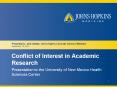 Conflict of Interest in Academic Research PowerPoint PPT Presentation