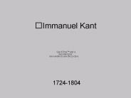 Immanuel Kant