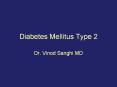 Diabetes Mellitus Type 2 PowerPoint PPT Presentation