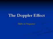 The Doppler Effect