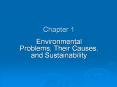 Environmental Problems, Their Causes, and Sustainability PowerPoint PPT Presentation