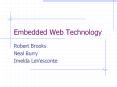 Embedded Web Technology PowerPoint PPT Presentation
