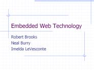 Embedded Web Technology PowerPoint PPT Presentation