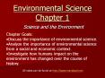 Environmental Science Chapter 1 PowerPoint PPT Presentation