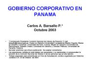 GOBIERNO CORPORATIVO EN PANAMA
