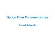 Optical Fiber Communications