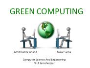 GREEN COMPUTING PowerPoint PPT Presentation