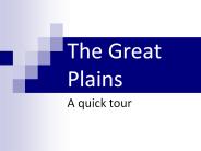 The Great Plains