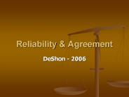 Reliability