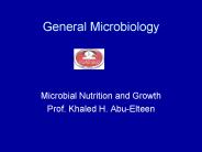 General Microbiology