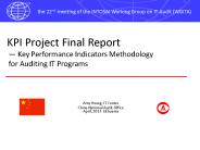 KPI Project Final Report  