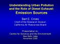 Understanding Urban Pollution and the Role of Diesel Exhaust: Emission Sources PowerPoint PPT Presentation