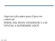 Perfil del buen vendedor