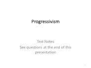 Progressivism