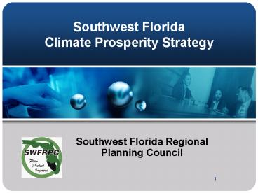 Southwest Florida Climate Prosperity Strategy