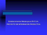 Establecimientos Metalurgicos RVC S.A.