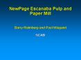 NewPage Escanaba Pulp and Paper Mill PowerPoint PPT Presentation
