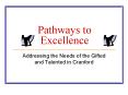 Pathways to Excellence PowerPoint PPT Presentation