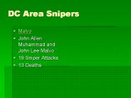 DC Area Snipers