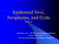 Epidermal Nevi, Neoplasms, and Cysts Part II PowerPoint PPT Presentation