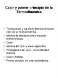 Calor y primer principio de la Termodin PowerPoint PPT Presentation