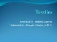 Textiles PowerPoint PPT Presentation