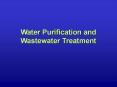 Water Purification and Wastewater Treatment PowerPoint PPT Presentation
